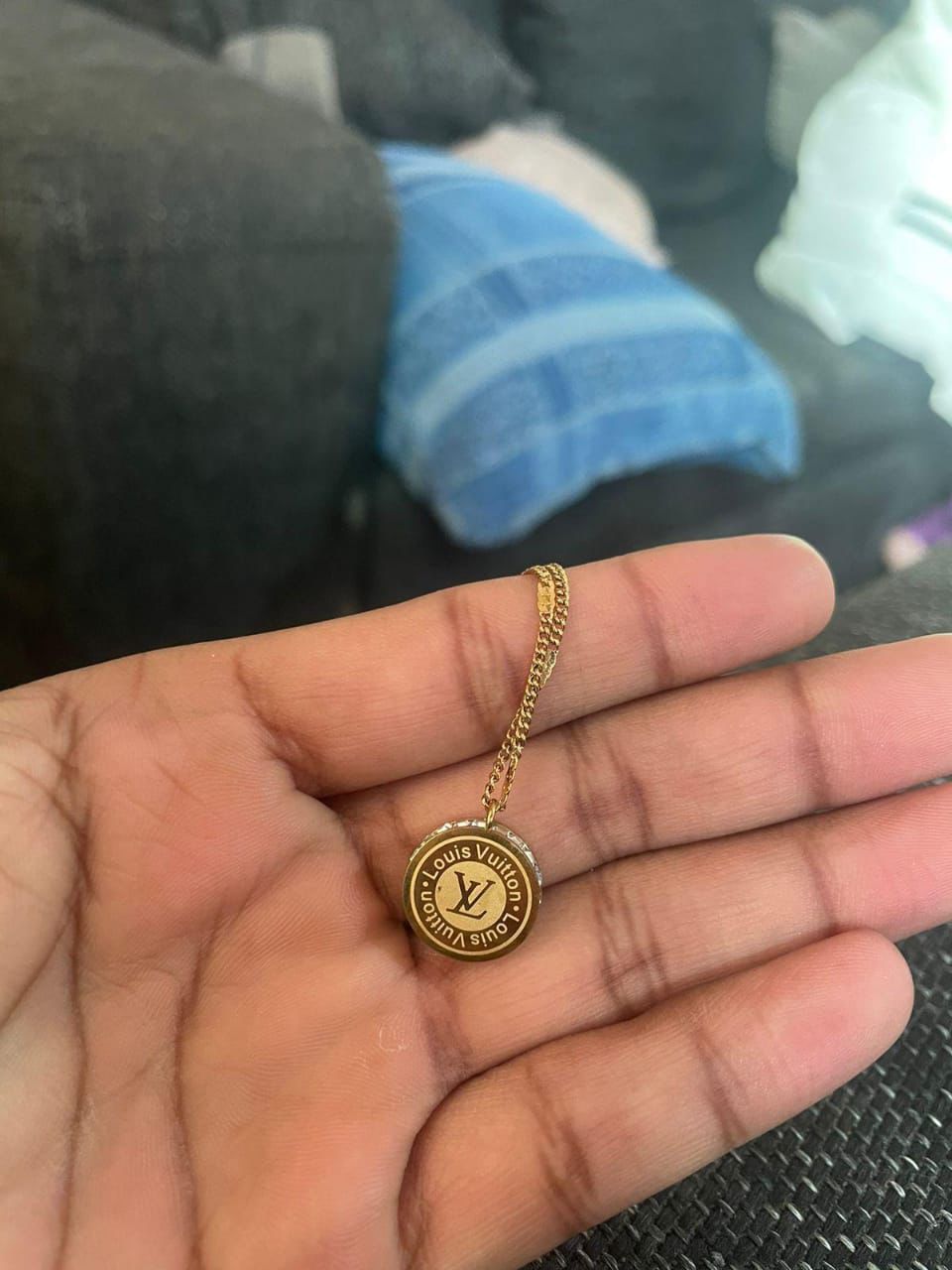 SS-003 Louis Vuitton Stone Necklace